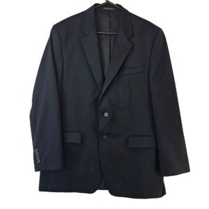 Lauren Ralph Lauren Blazer Men's Size 42R Sport Coat Two Button Black Union Made
